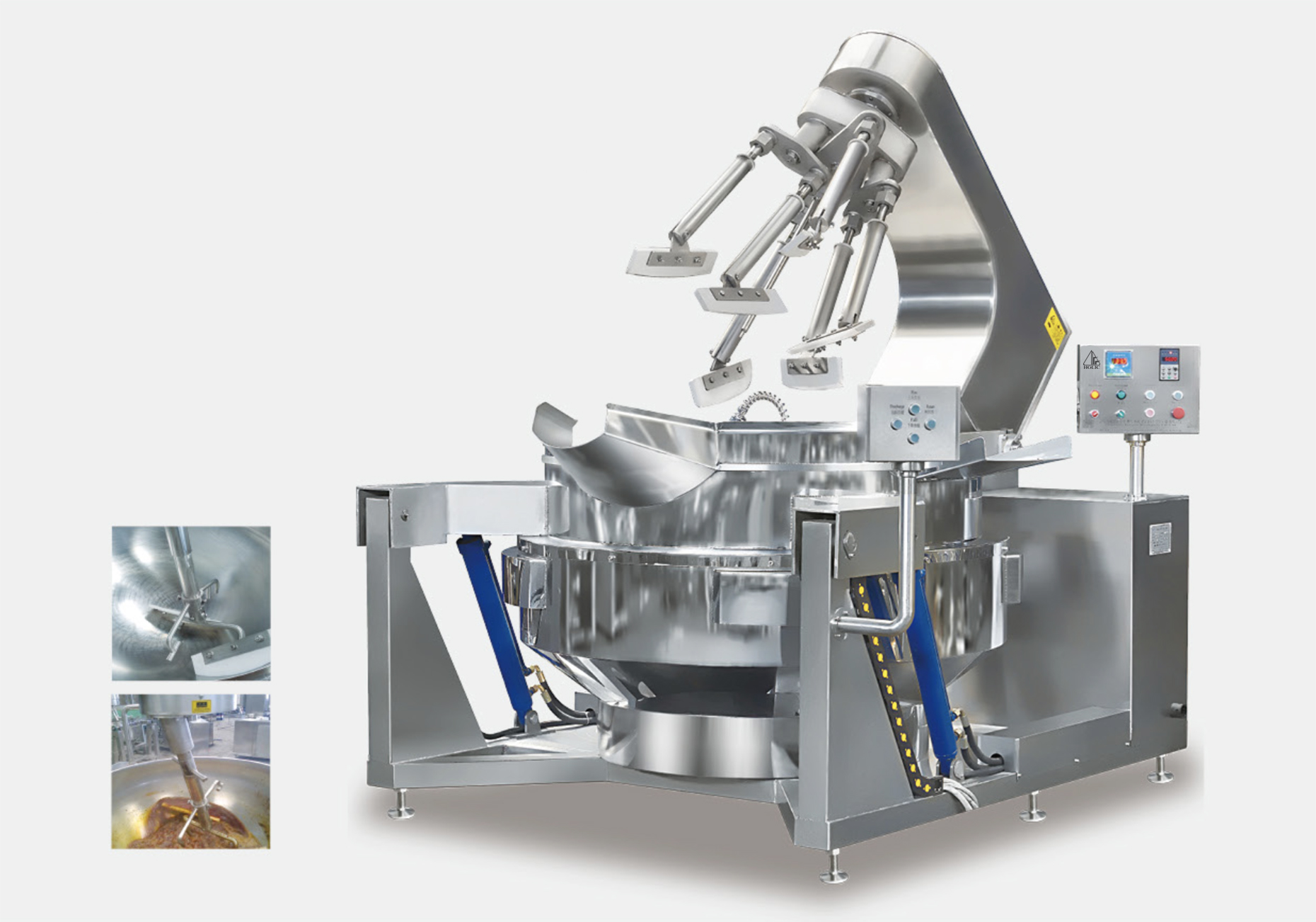 Electromagnetic Multi Head Cooking Mixer