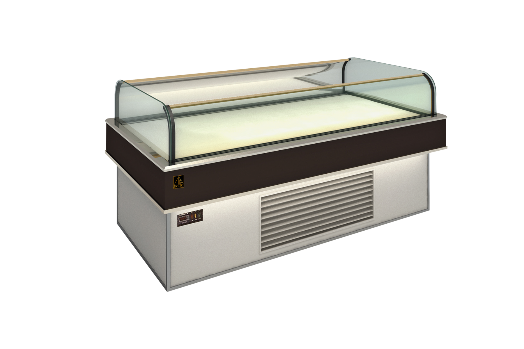 Open Island Display Case