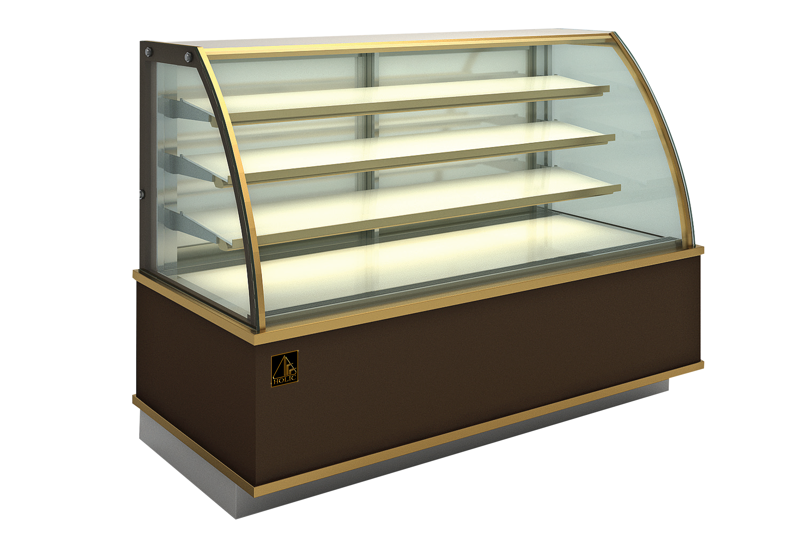 4 Layer Curved Display Case Indonesia